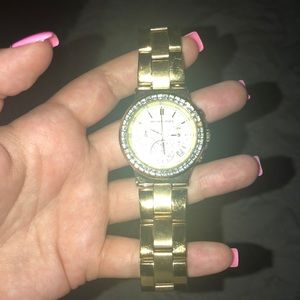 Gold Michael Kors watch!